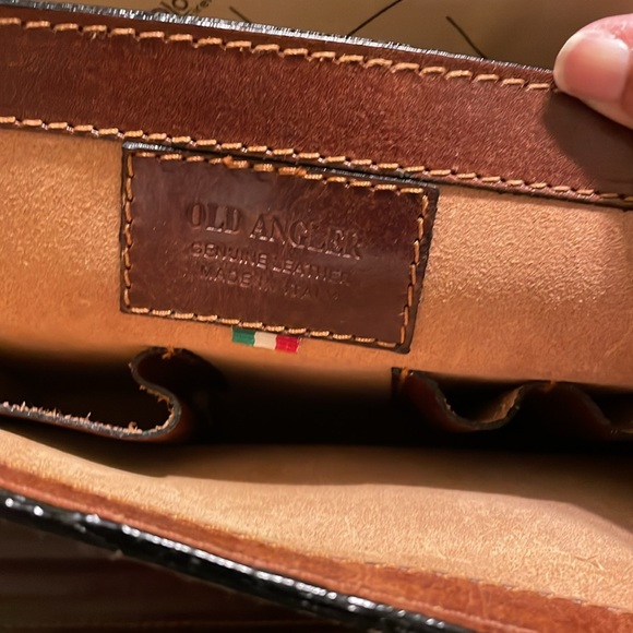 Italian leather Old Angler Firenze portfolio - Picture 3 of 8